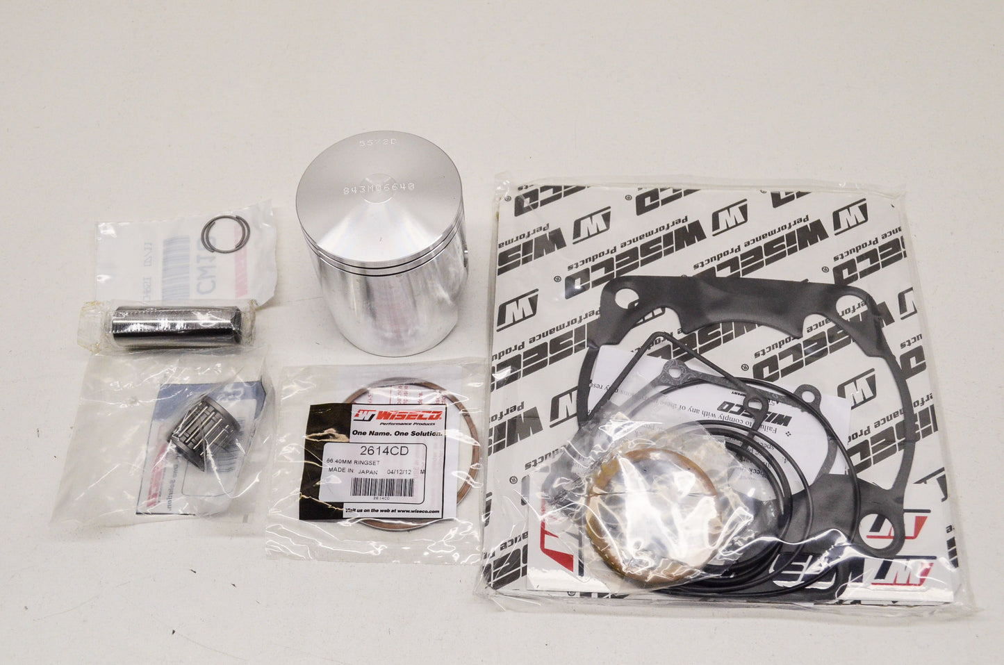 New Wiseco Forged Piston Kit 66.4mm 05-07 Kawasaki KX250