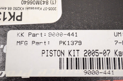New Wiseco Forged Piston Kit 66.4mm 05-07 Kawasaki KX250