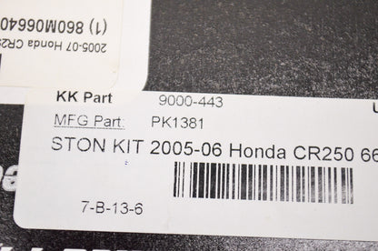 New Wiseco Forged Piston Kit 66.4mm 05-07 Honda CR250