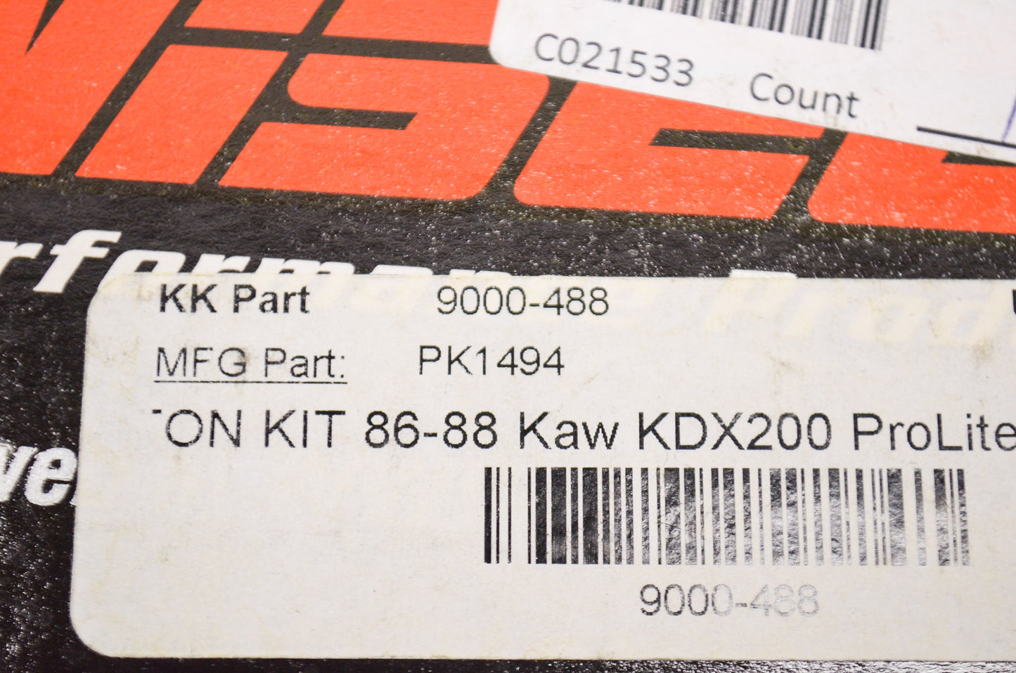 New Wiseco Top End Kit 66.5mm 86-88 Kawasaki KDX200
