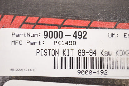 New Wiseco Forged Piston Kit 67mm 89-94 Kawasaki KDX200