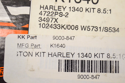 New Wiseco Piston Kit For Harley Davidson