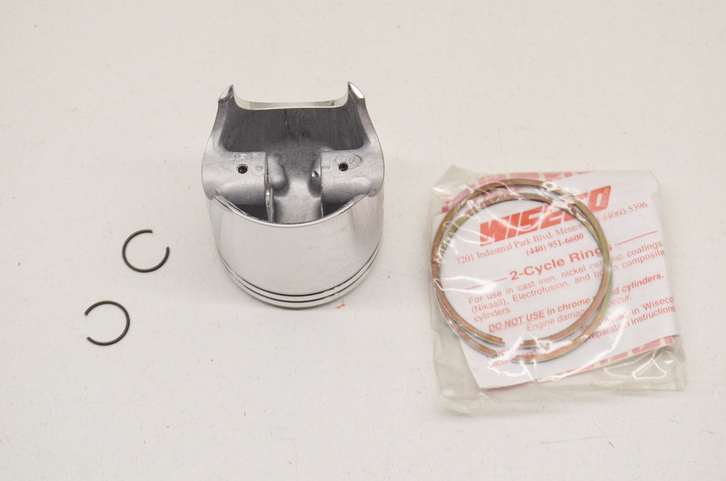 New Wiseco Piston Kit 49.5mm 84 Honda CR80R