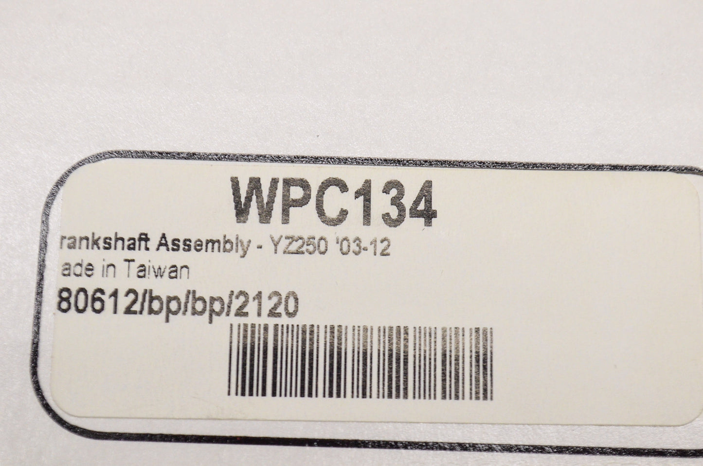 New Wiseco Crankshaft Assembly 03-12 Yamaha YZ250