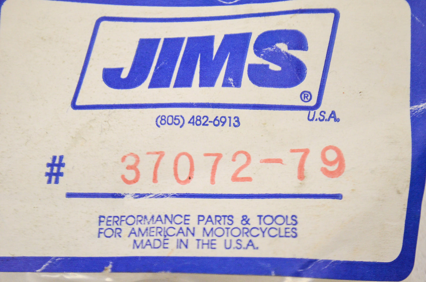 JIMS 37072-79 Clear Transmission Filler Plug NOS