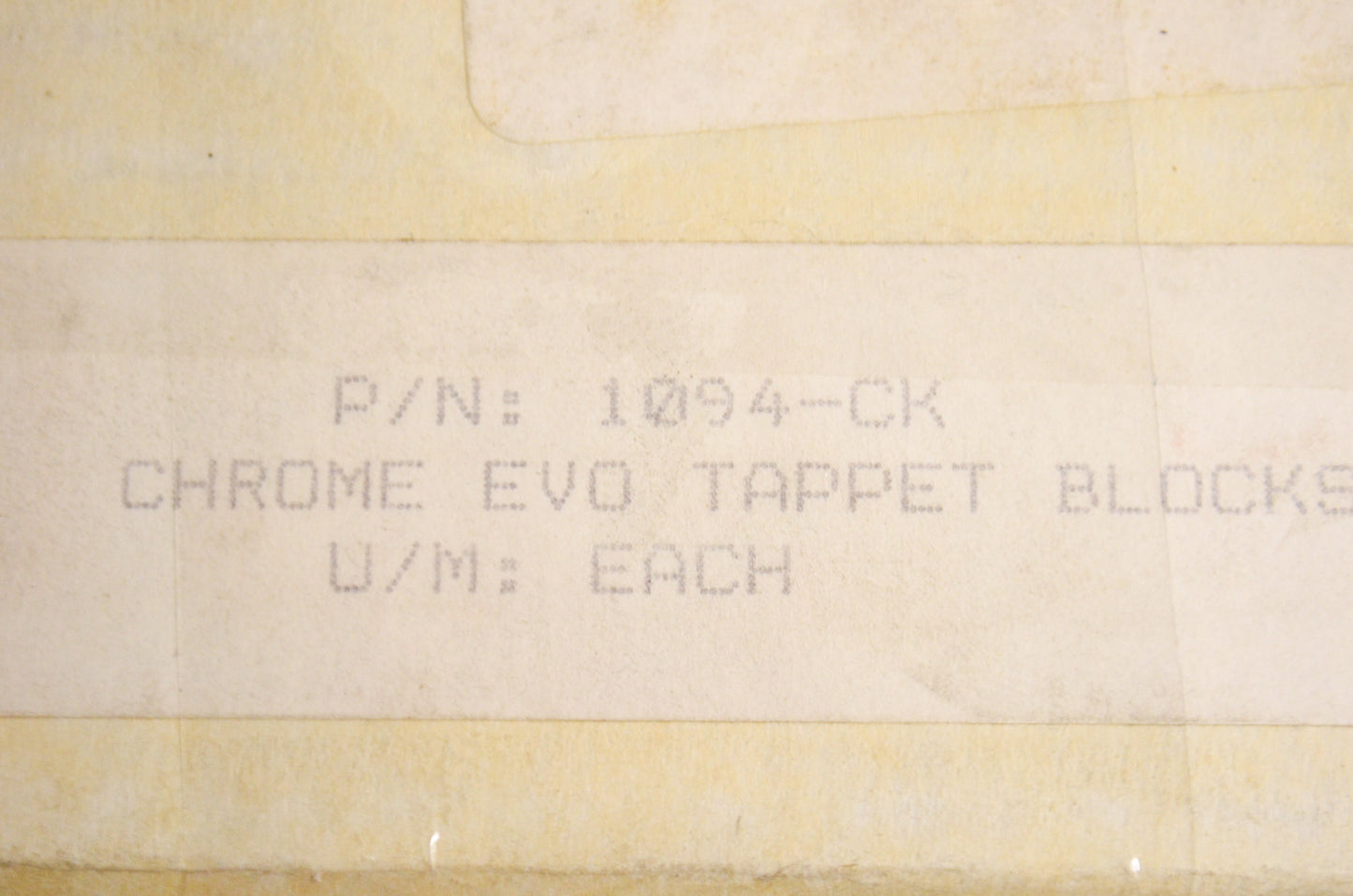 Billet Tappet Block Kit NOS