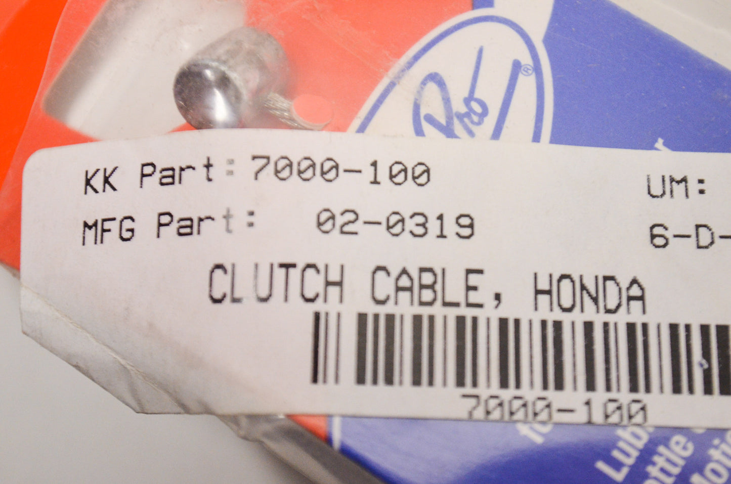 New Motion Pro Clutch Cable