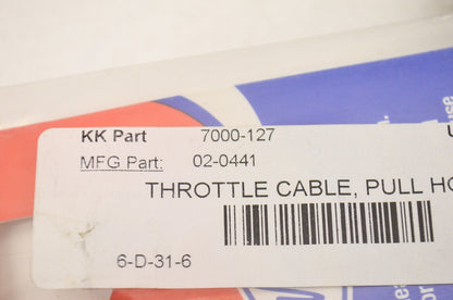 New Motion Pro Throttle Cable