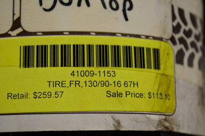 New OEM Dunlop Kawasaki Qualifier 130/90B16 NOS