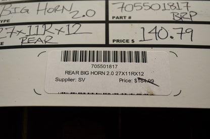 New OEM Maxxis Big Horn 2.0 27X11R12 Qty 2 NOS