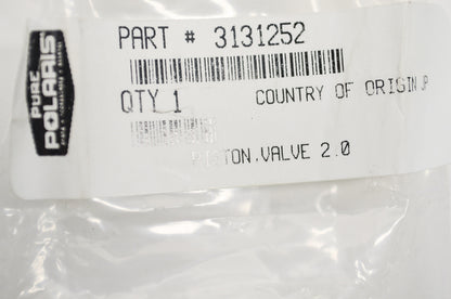 OEM Polaris 3131252 Piston Valve 2.0 NOS