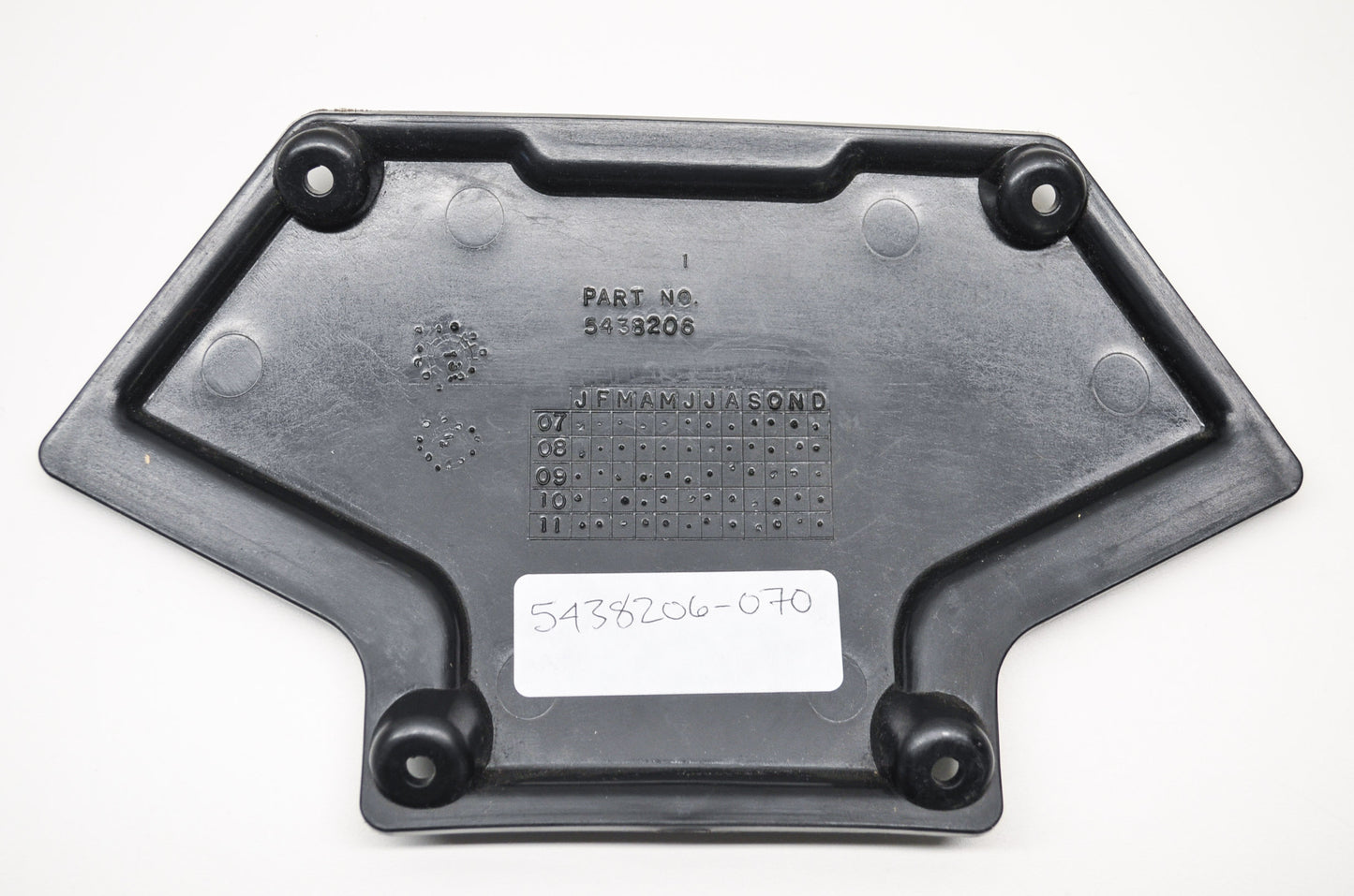OEM Polaris 5438206-070 Black Winch Pocket Cover