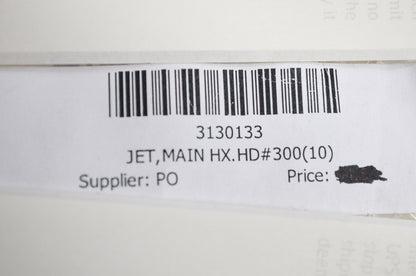 OEM Polaris 3130133 Hex Head Main Jet #300 NOS