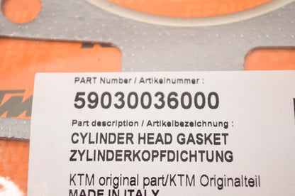OEM KTM 59030036000 Cylinder Head Gasket 95.3 MM NOS