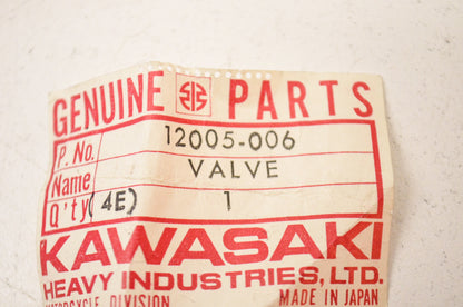 OEM Kawasaki 12005-006 Exhaust Valve NOS