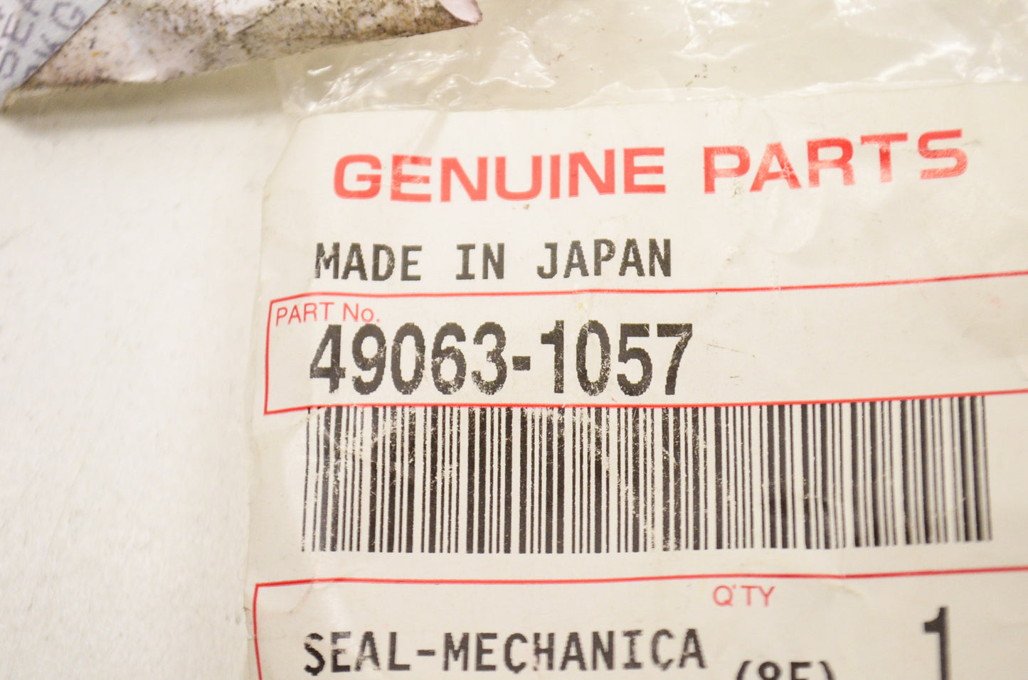 OEM Kawasaki 49063-1057 Mechanical Seal NOS