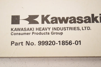 OEM Kawasaki 99920-1856-01 Owner's Manual KAF620A4 NOS