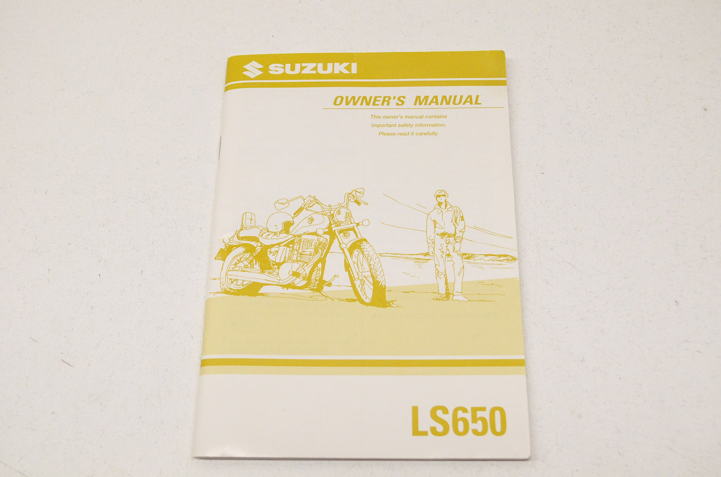 OEM Suzuki 99011-24C54-03A Owner's Manual LS650X 1999 NOS
