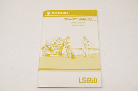 OEM Suzuki 99011-24C54-03A Owner's Manual LS650X 1999 NOS