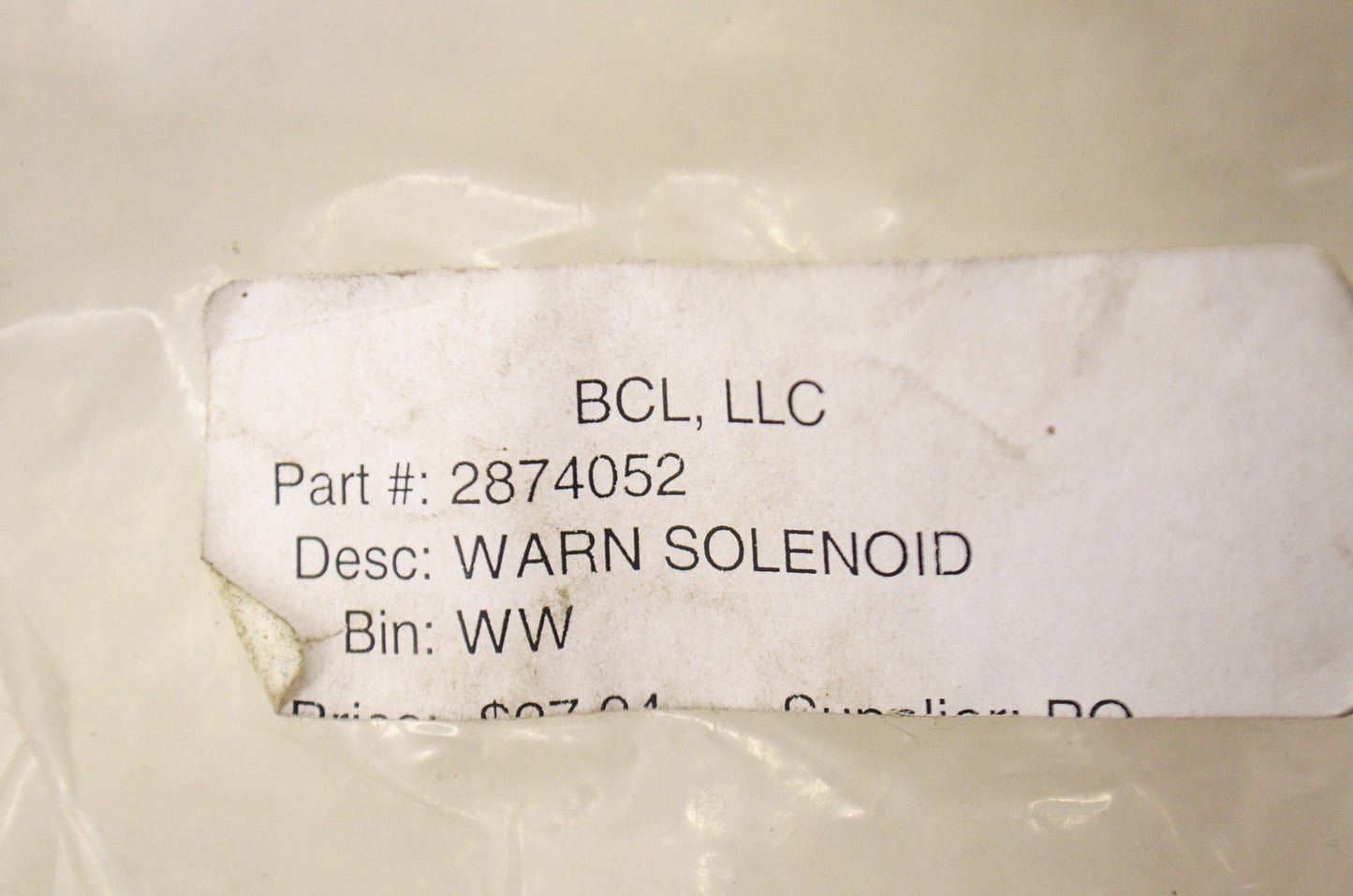 Solenoid Replacement Kit for Polaris NOS