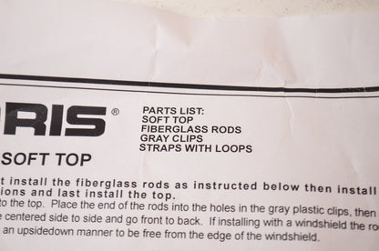 Soft Top Assembly NOS