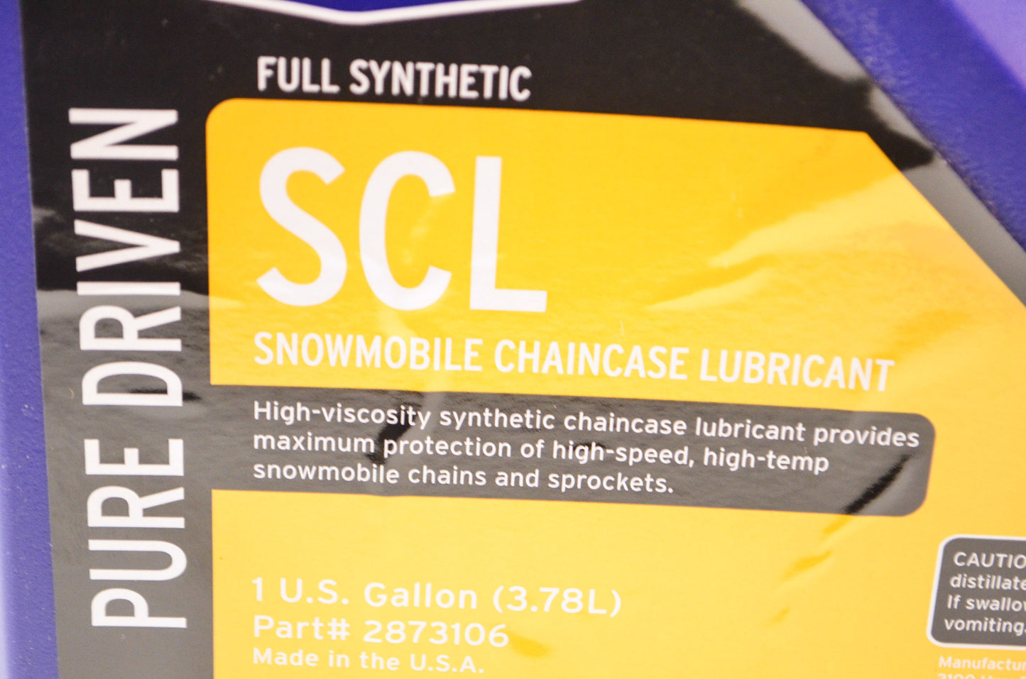 Snowmobile Chaincase Lubricant 1 Gallon NOS