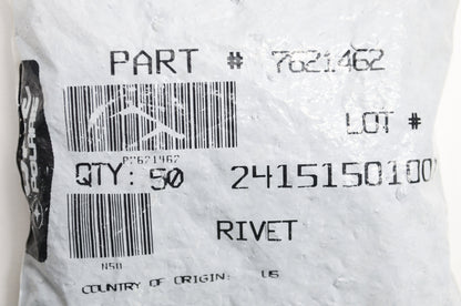 OEM Polaris 7621462 Rivet Qty 50 NOS