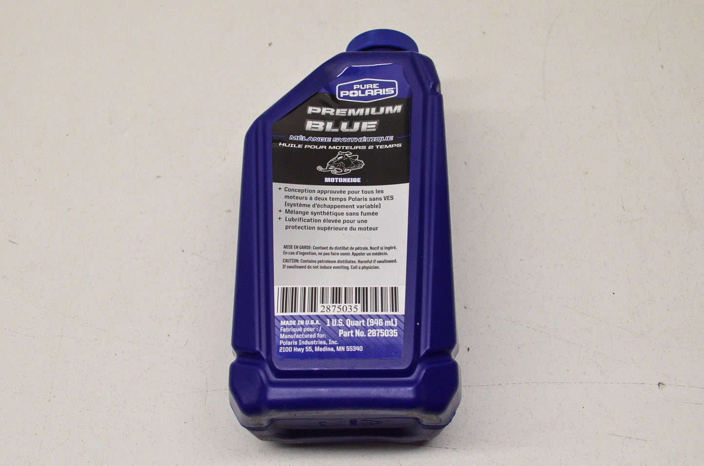 New OEM Polaris Synthetic Blend 2-Cycle Engine Oil 1 Quart NOS