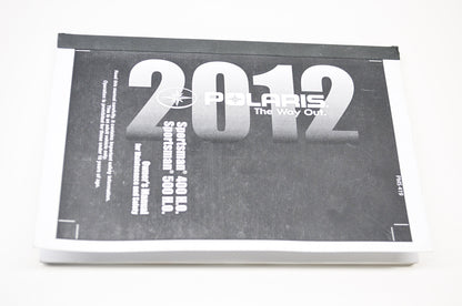 OEM Polaris 9923420 Owner's Manual 12 Sportsman 4/500 HO NOS