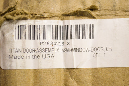 OEM Polaris 2634218-S Left Hinged Window Assembly NOS