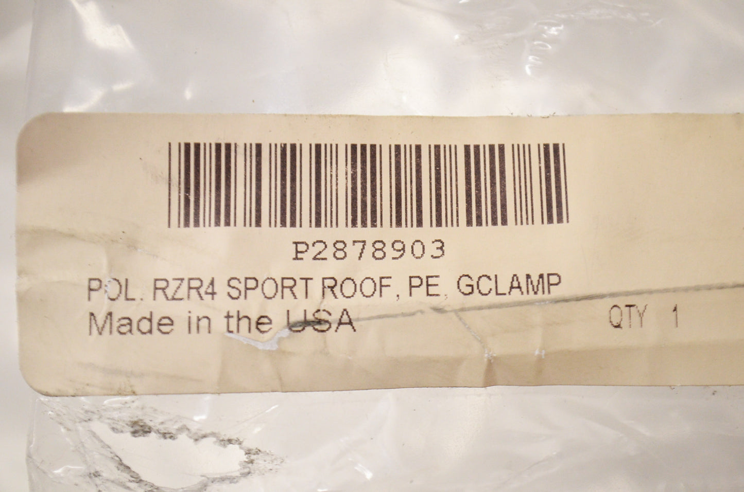 OEM Polaris 2878903 Lock & Ride Roof Kit NOS