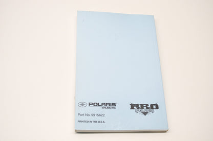 OEM Polaris 9915622 Owner's Manual 01 Snow NOS