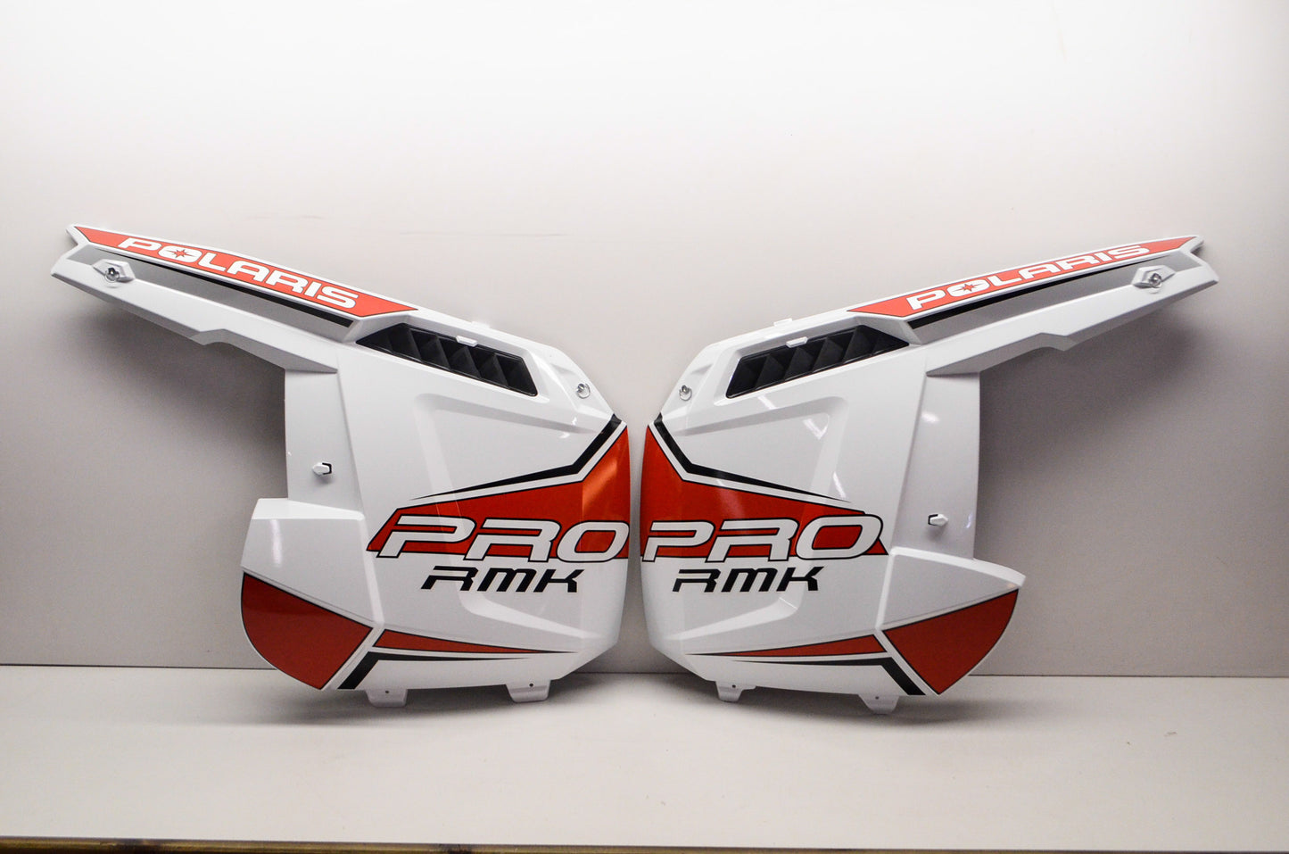 Pro White and Red Side Panel Kit NOS