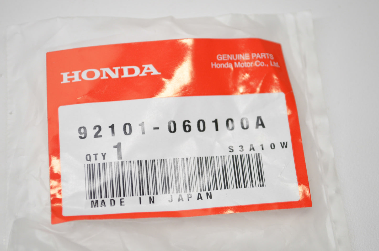 OEM Honda 92101-060100A Hex Bolt 6X10 NOS