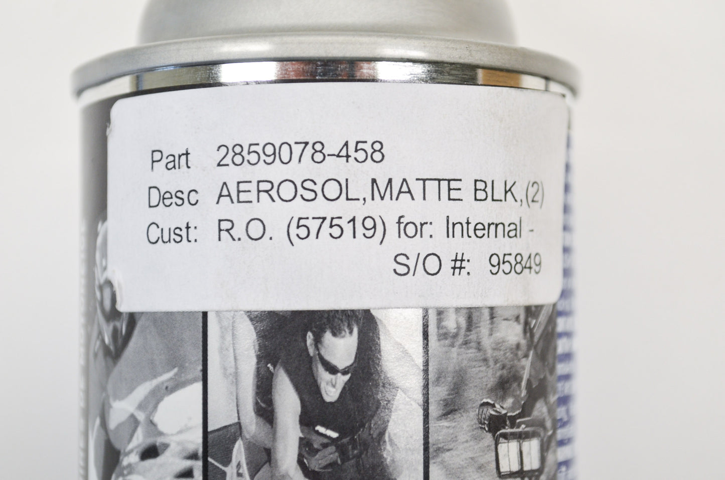 OEM Polaris 2859078-458 Matte Black Aerosol NOS