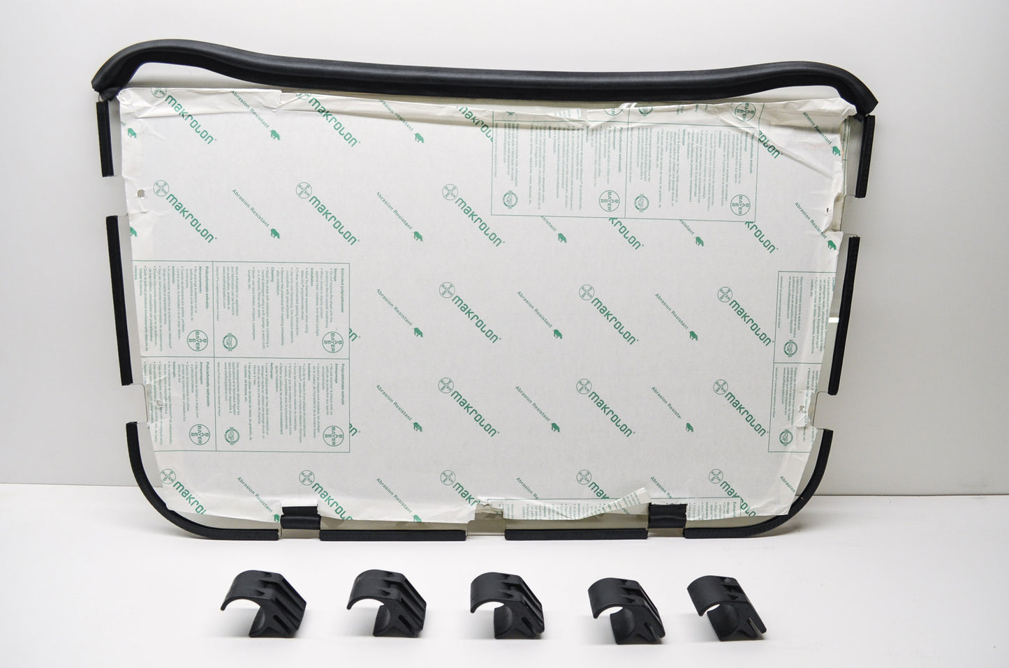 New OEM RZR Lock & Ride Poly Full Windshield NOS