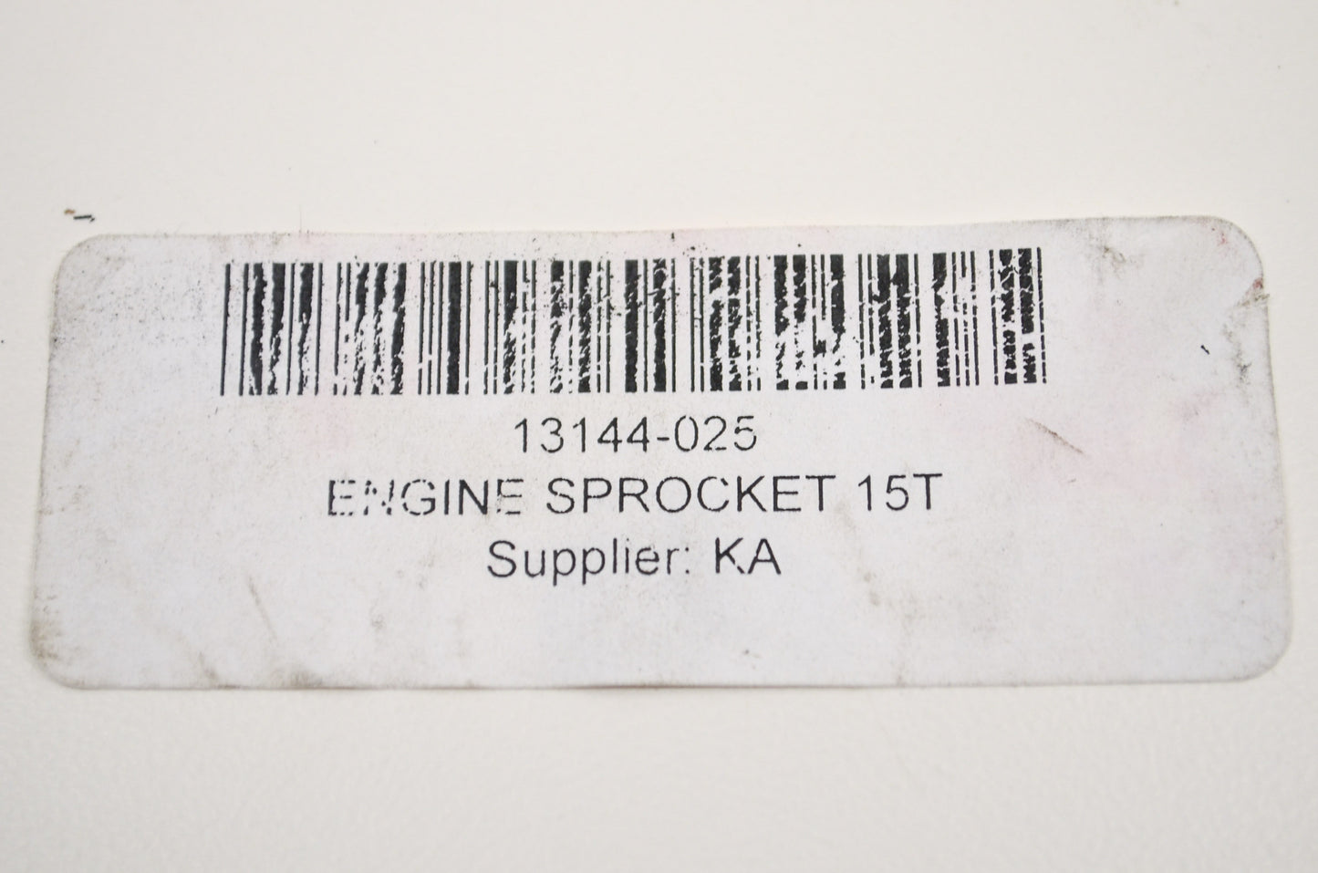 OEM Kawasaki 13144-025 Engine Sprocket 15T NOS