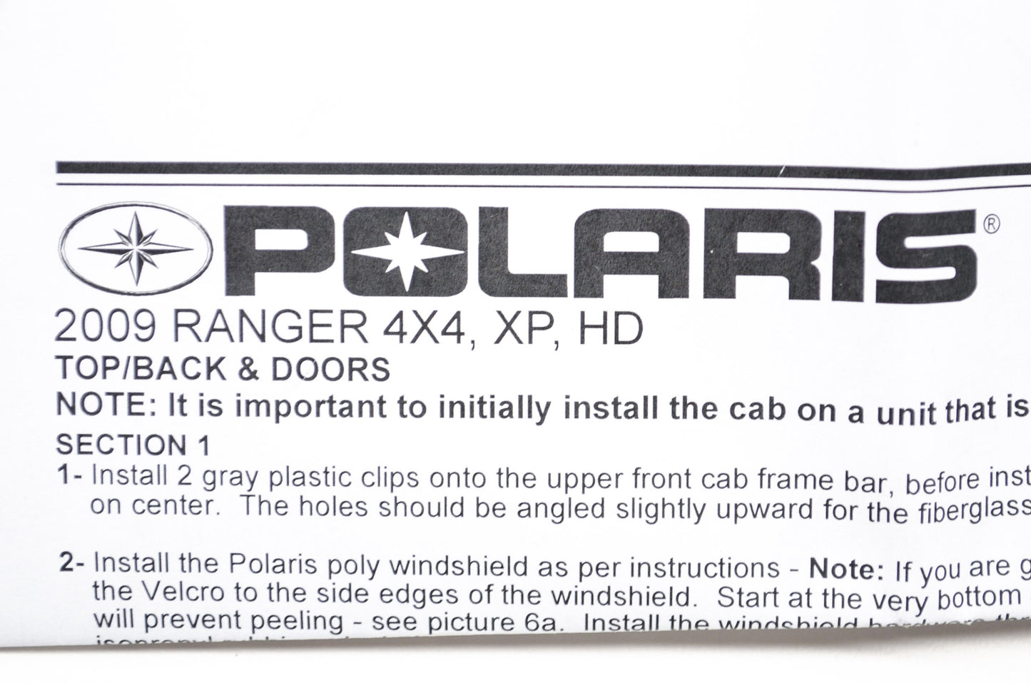 Full Size Canvas Doors 09 Ranger NOS