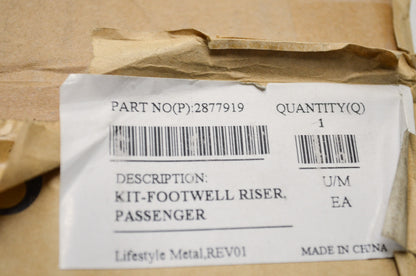 Passenger Footwell Riser Kit NOS