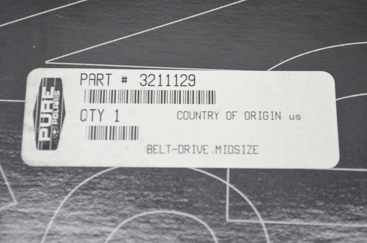 OEM Polaris 3211129 Midsize Drive Belt NOS