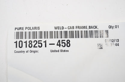 Rear Roll Cage RZR NOS