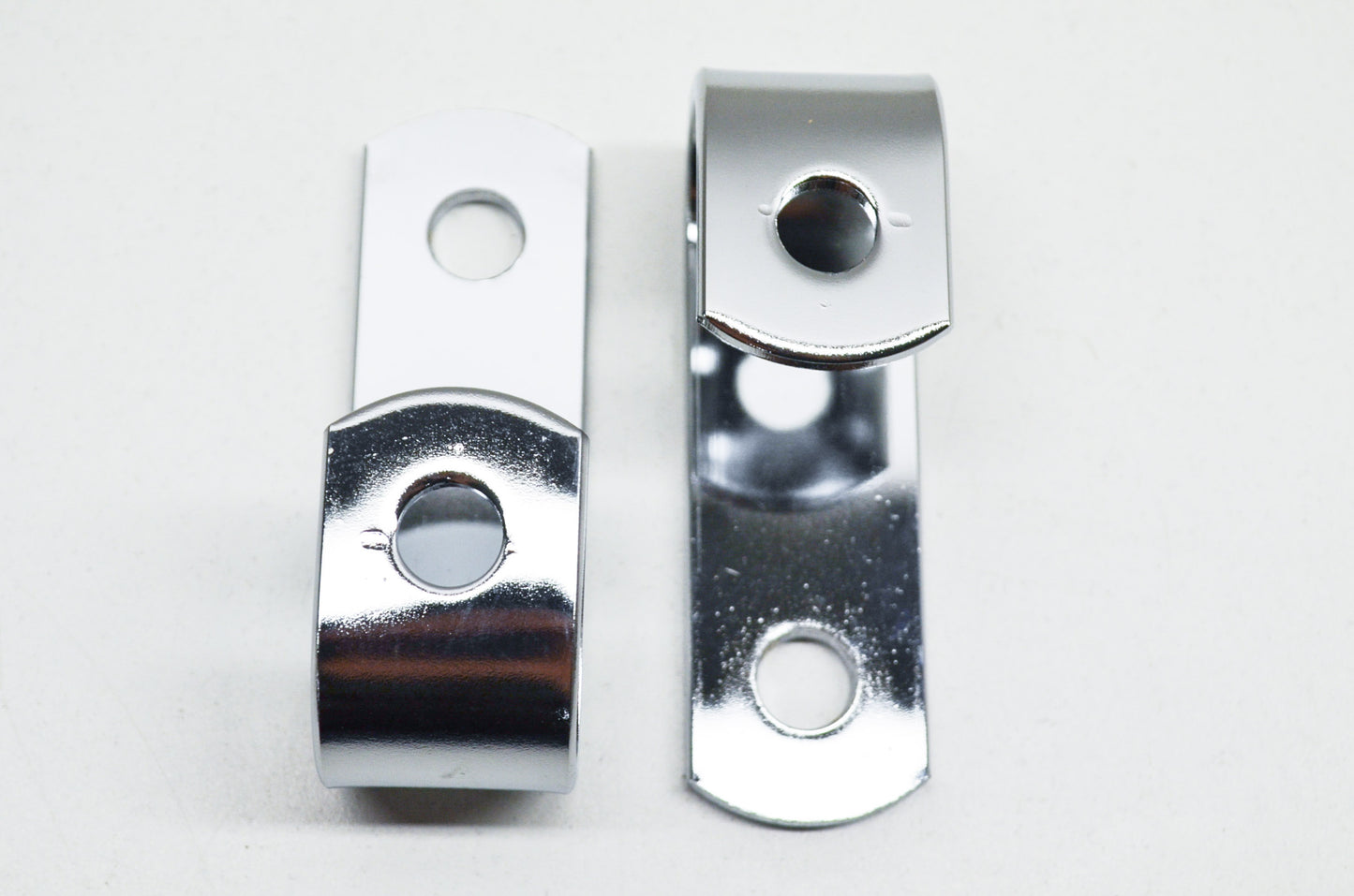 New V-Twin Chrome Footpeg U-Shape Bracket Qty 2 NOS