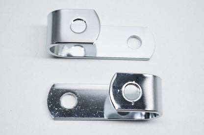 New V-Twin Chrome Footpeg U-Shape Bracket Qty 2 NOS