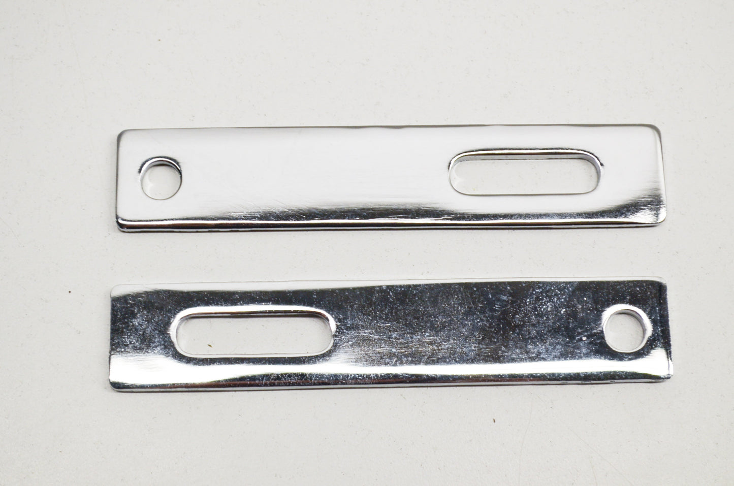 New V-Twin Chrome 4-3/4' Exhaust Bracket Qty 2 NOS