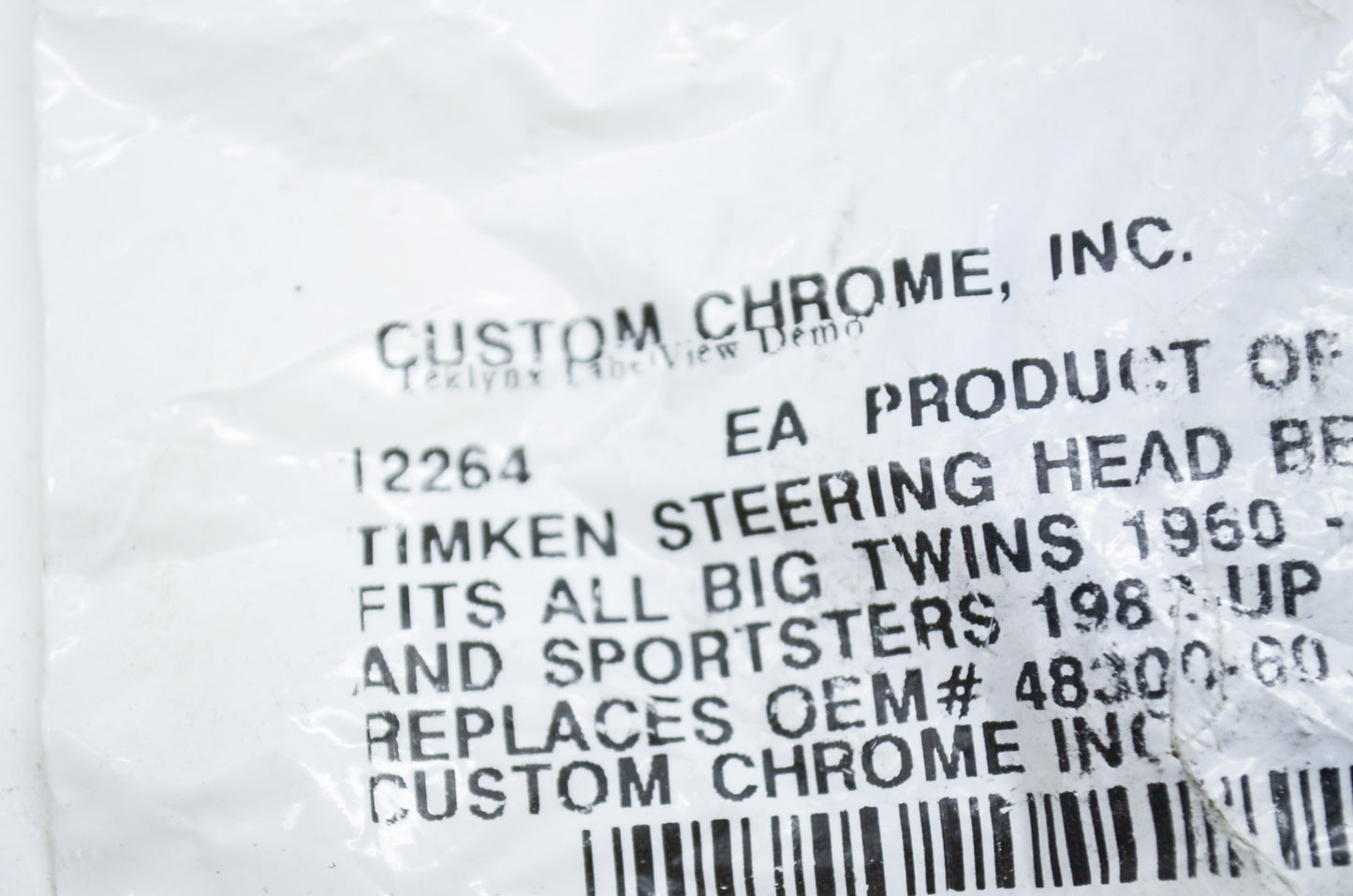 New Custom Chrome Bearing NOS