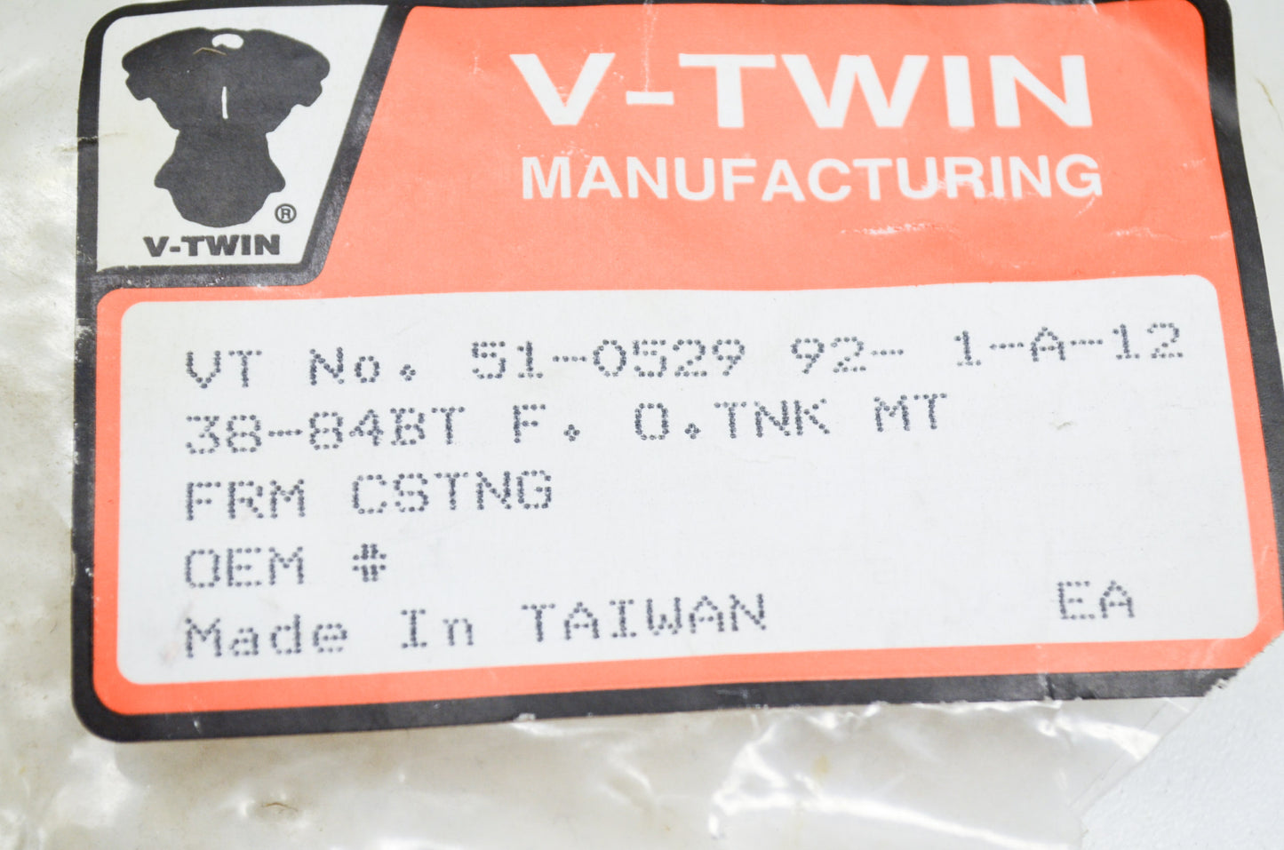 New V-Twin Front Oil Tank Mount Frame Casting 38-84 Big Twin NOS