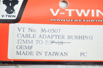 New V-Twin Cable Adapter Bushing NOS