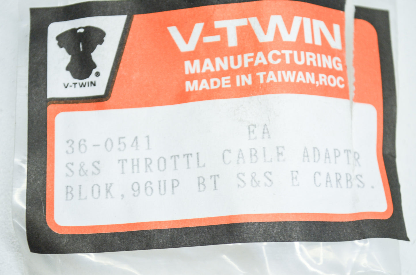 New V-Twin Throttle Cable Adapter Block Big Twin NOS