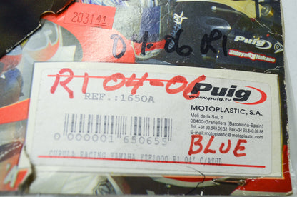 New Puig Windscreen Blue 04-06 R1 NOS