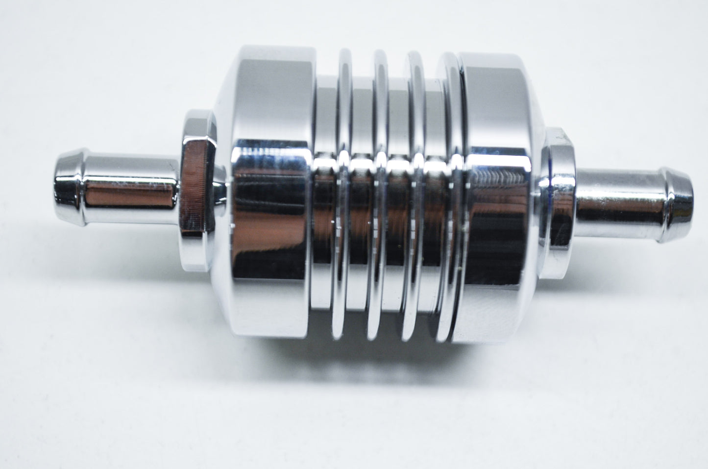 New V-Twin Chrome Billet Fuel Filter NOS